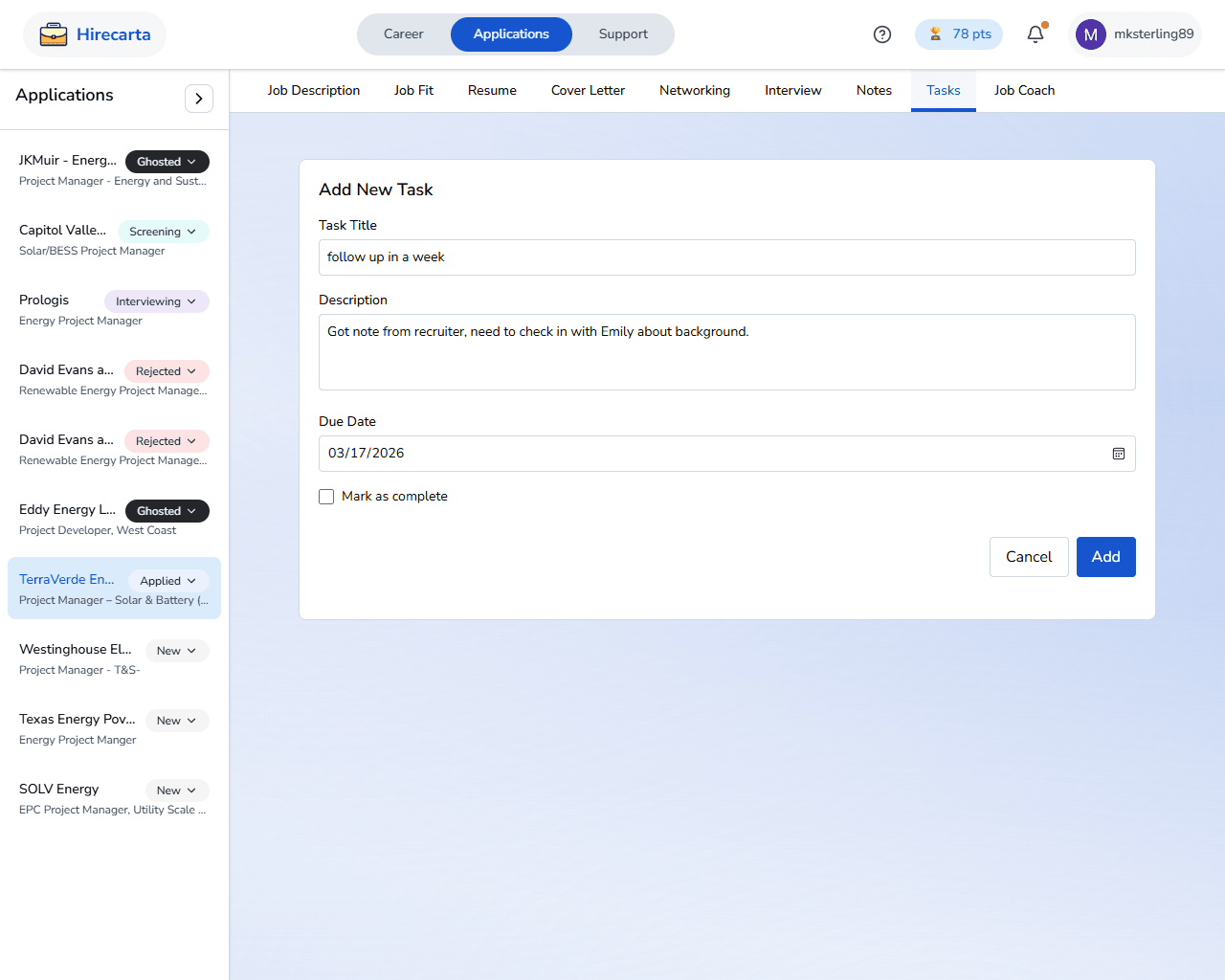 Task
